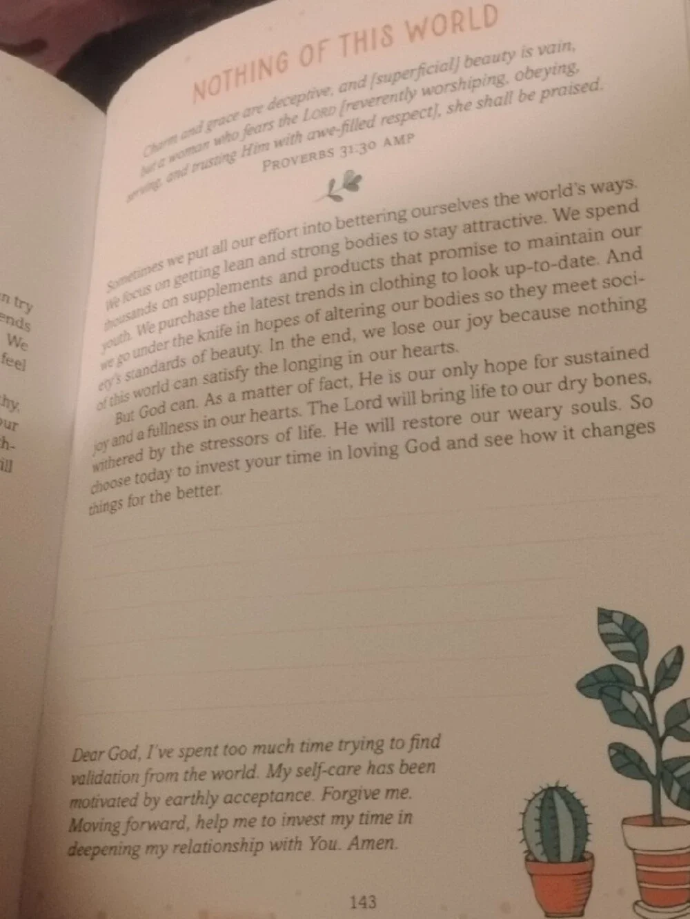 Barbour Peach & Teal Self-Care Devotional Journal